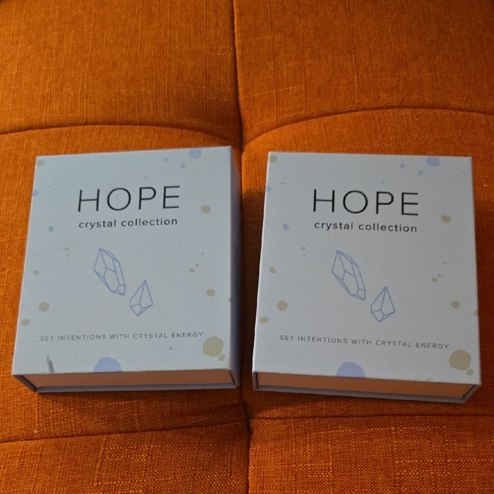 X2 Hope Crystal Collection - 6 crystals with bag for Hope NEW